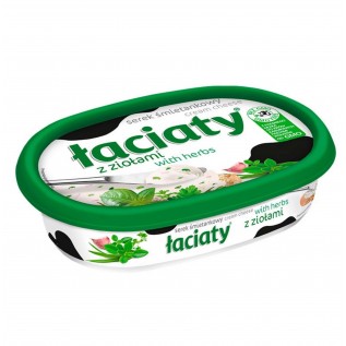 Крем-сыр Laciaty натуральный с зеленью 135 г
